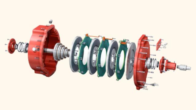 Las piezas del motor Aircore Mobility.
