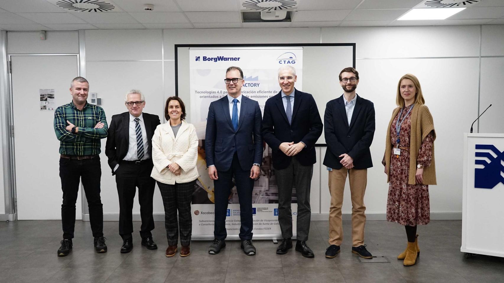 Presentación del proyecto efiFACTORY promovido por BorgWarner y CTAG.