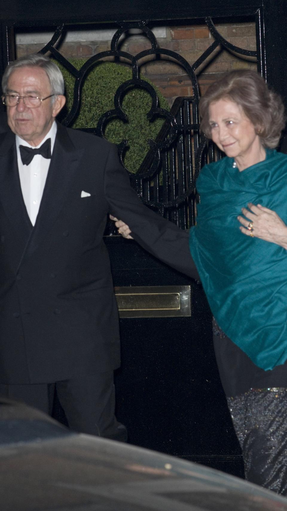 La reina emérita Sofía junto a su querido hermano, Constantino, en una imagen de archivo.