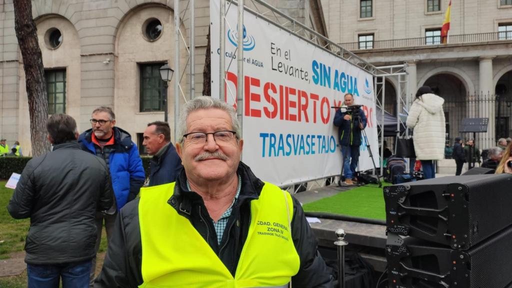 Abilio Aracil, expresidente de la Comunidad de Regantes La Santa Cruz de Abanilla.