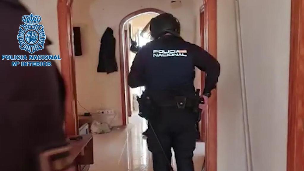 Operación policial contra la red de tráfico ilegal de vehículos.