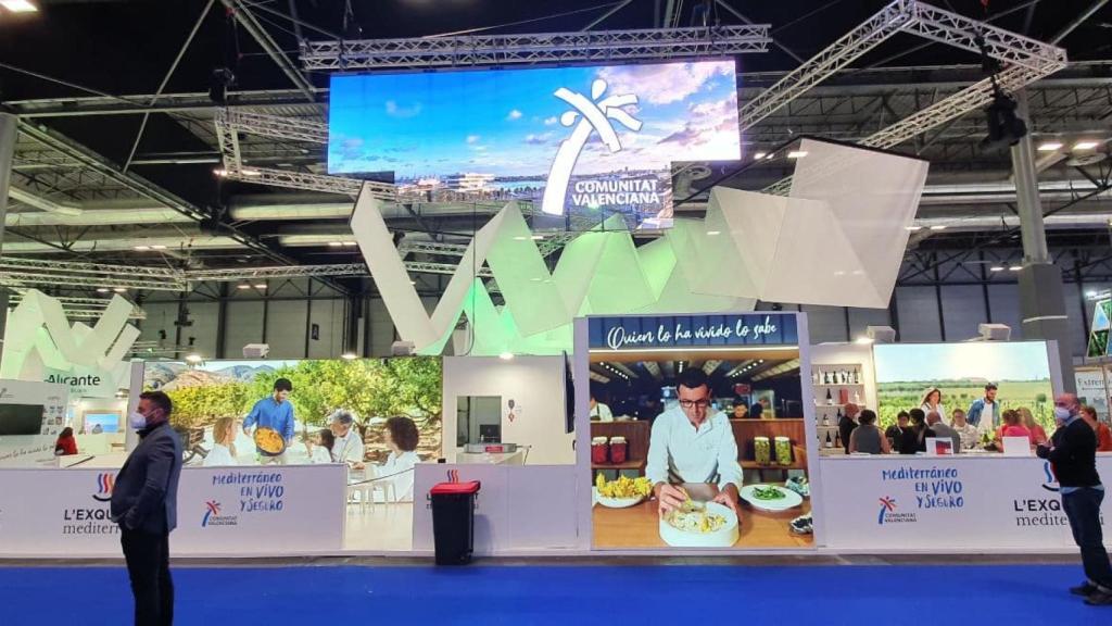Expositor de la Comunidad Valenciana en Fitur 2022.