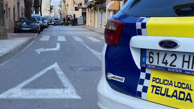Foto de archivo de la  Policía Local de Teulada.