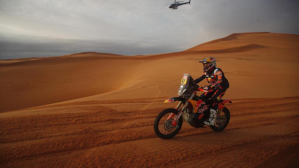 Kevin Benavides a bordo de su KTM.