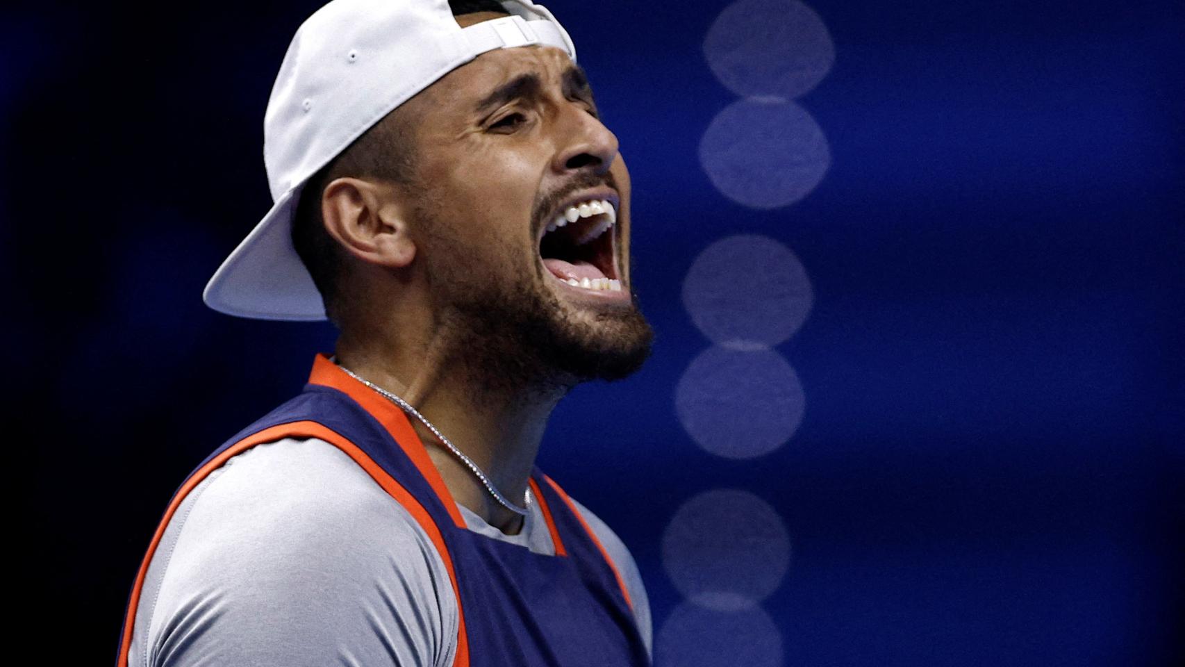 Kyrgios, durante las ATP Finals.