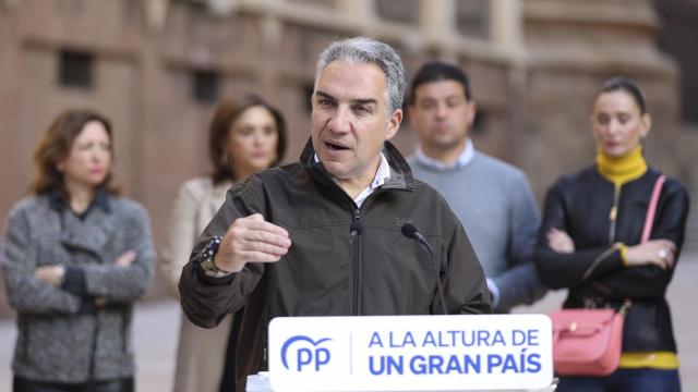 Elías Bendodo, coordinador general del PP, en un acto reciente.