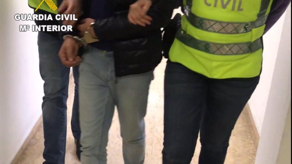 Uno de los detenidos.
