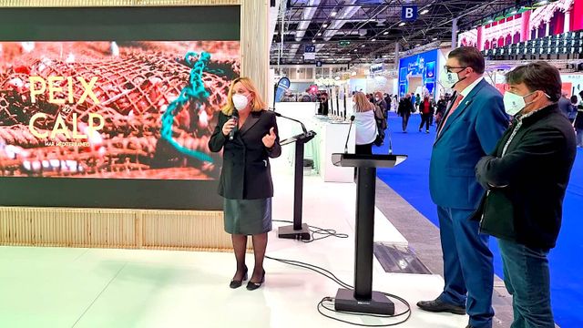 La promoción gastronómica, como esta del año pasado en Fitur, volverá a ser protagonista en Calpe.