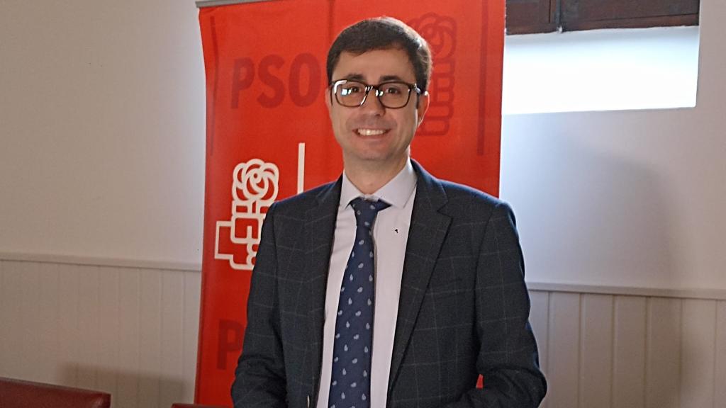 El candidato del PSOE a la Alcaldia de Salamanca, José Luis Mateos