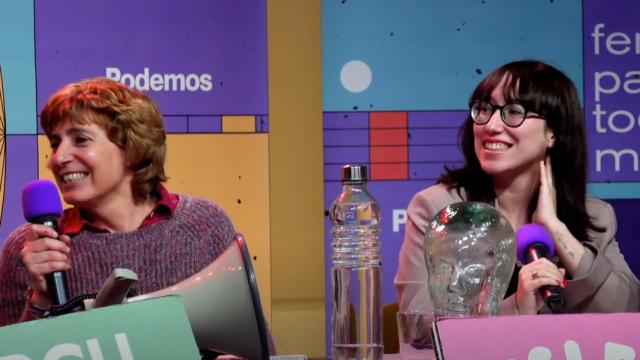 Las asesoras de Igualdad María Naredo (i) y Belén Diego (d).