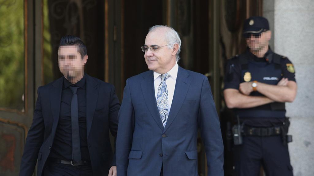 El juez Llarena, saliendo del Tribunal Supremo, en una imagen de archivo./