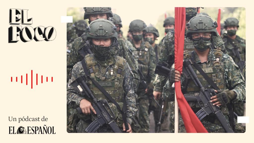 Una brigada de militares de Taiwán.