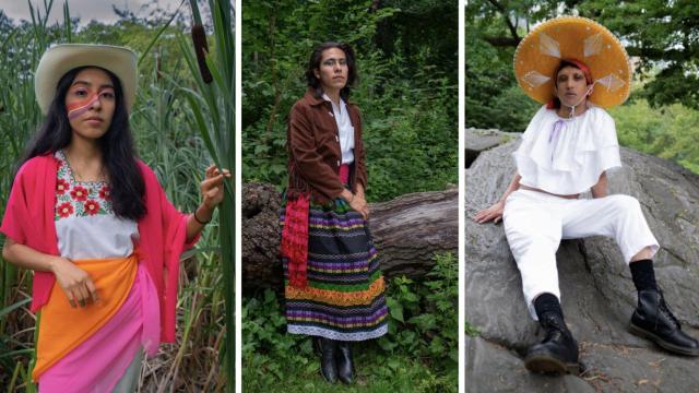 Trajes tradicionales con identidad LGTBI+, así es la exposición de la gallega Icía Vázquez