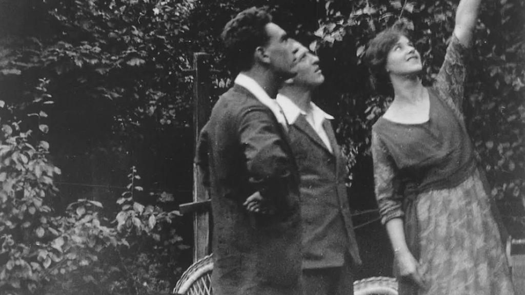 Edith, Frederick y Percy.
