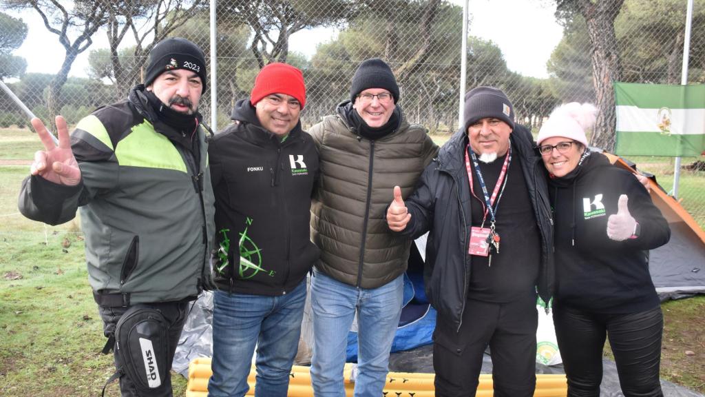 Un grupo de gaditanos en Pingüinos