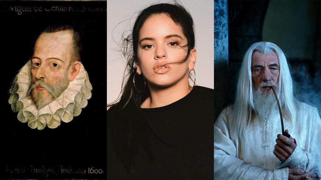 Fotomontaje con algunos de los personajes de Characters.AI
