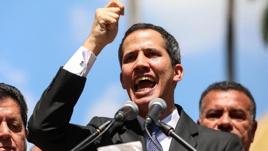 El opositor venezolano Juan Guaidó, a quien sustituye Figuera como presidenta de la Asamblea Nacional.