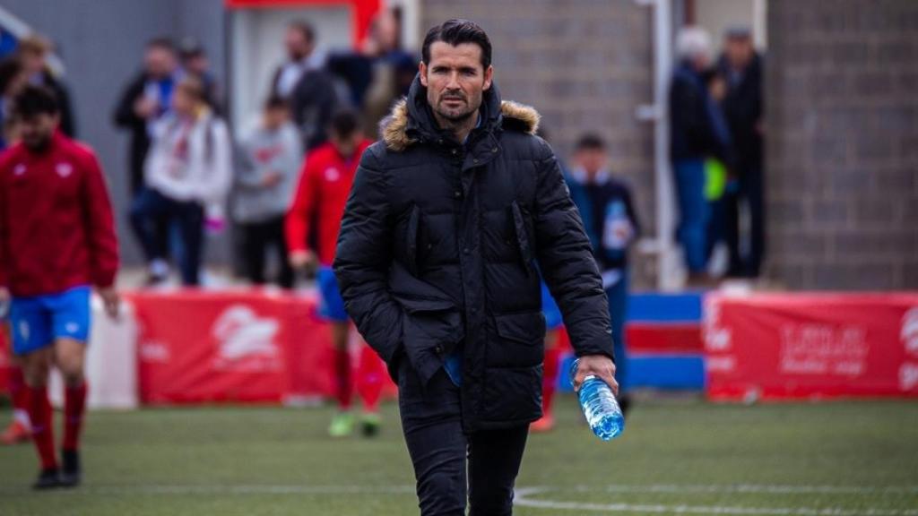 Lolo Escobar, entrenador del Hércules, en imagen de archivo.