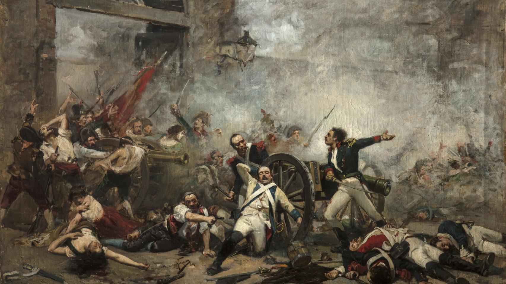 'Boceto de conjunto para el Dos de mayo', 1884. Colección particular