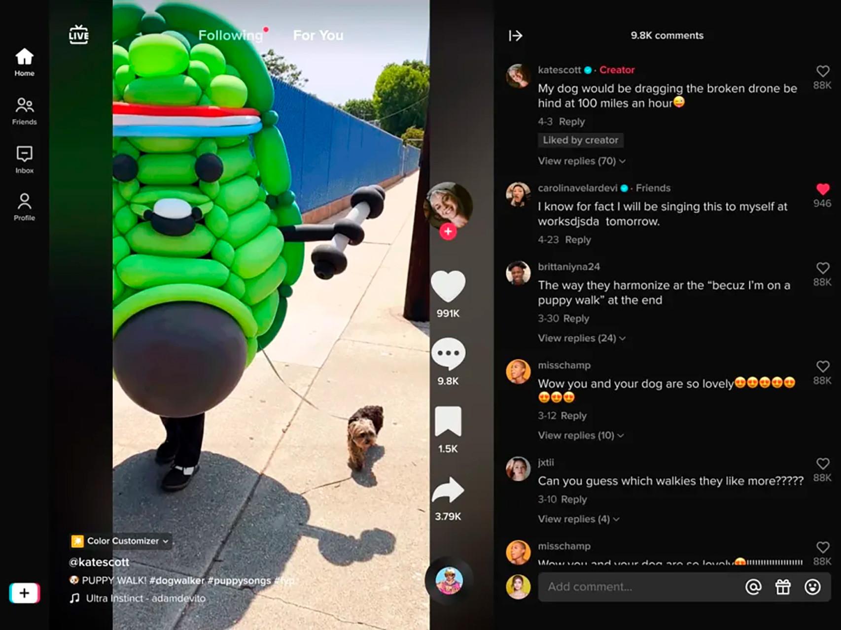Así es el nuevo modo apaisado de TikTok para tablets