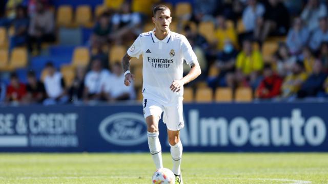 Rafa Marín durante un partido con el Castilla