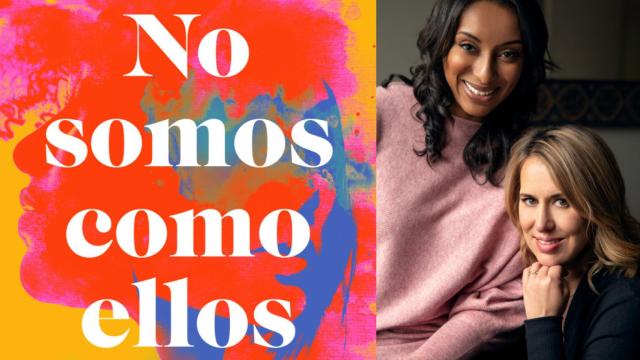 Montaje de una fotografía de Christine Pride y Jo Piazza junto a la portada de su libro.