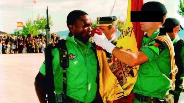 El exparacaidista Feliciano Efa.