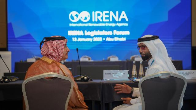 Un momento en la 13º Asamblea General de IRENA (Agencia Internacional de Energías Renovables)