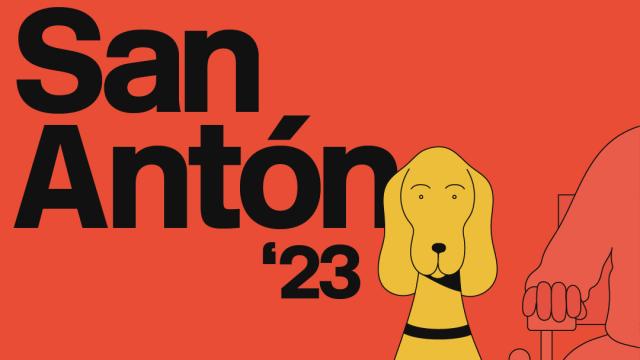 Cartel de San Antón 2023 en Madrid.