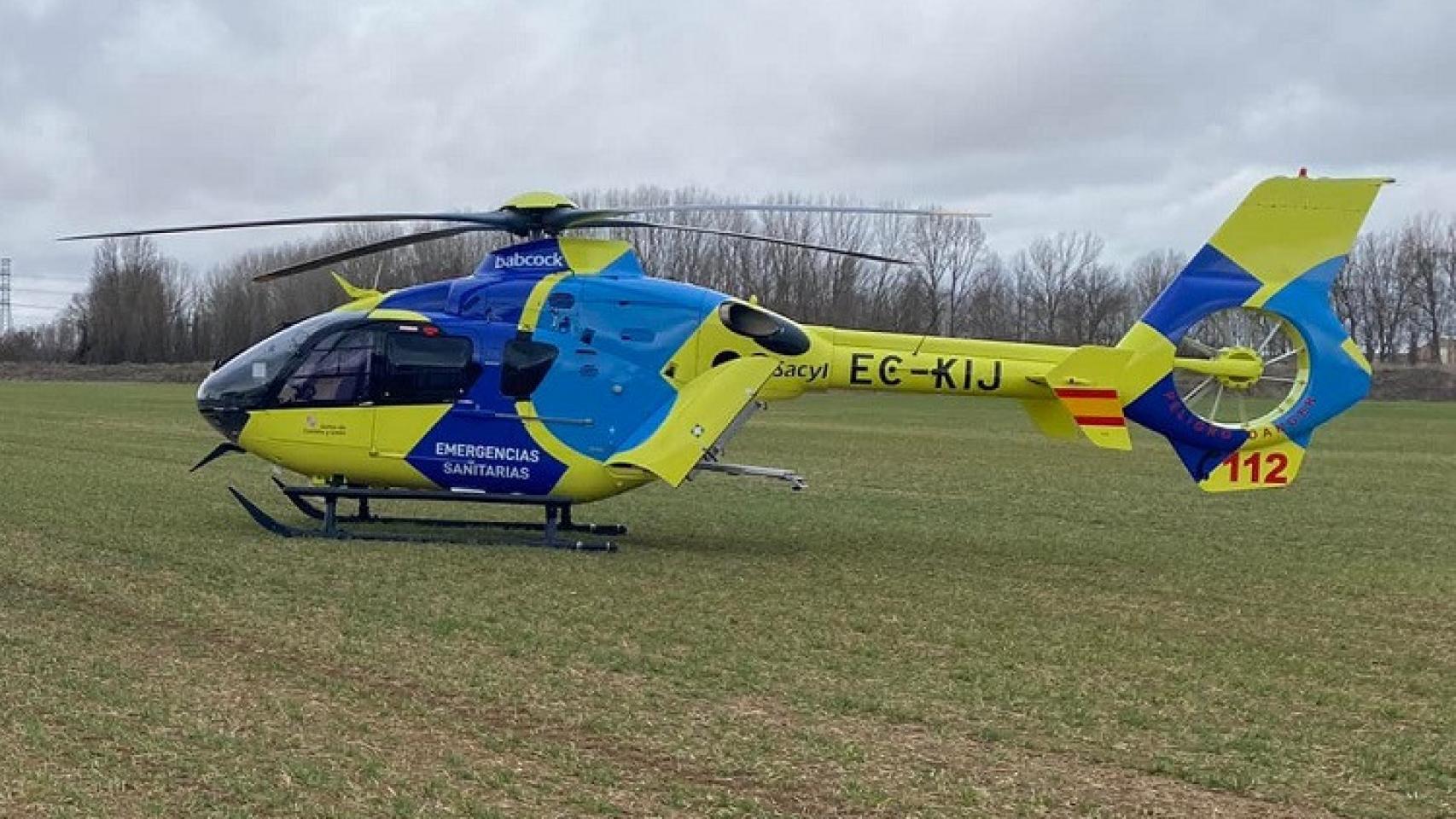 Helicóptero del Servicio de Emergencias de Castilla y León
