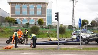 La Guardia Civil analiza la zona donde se ha producido el accidente