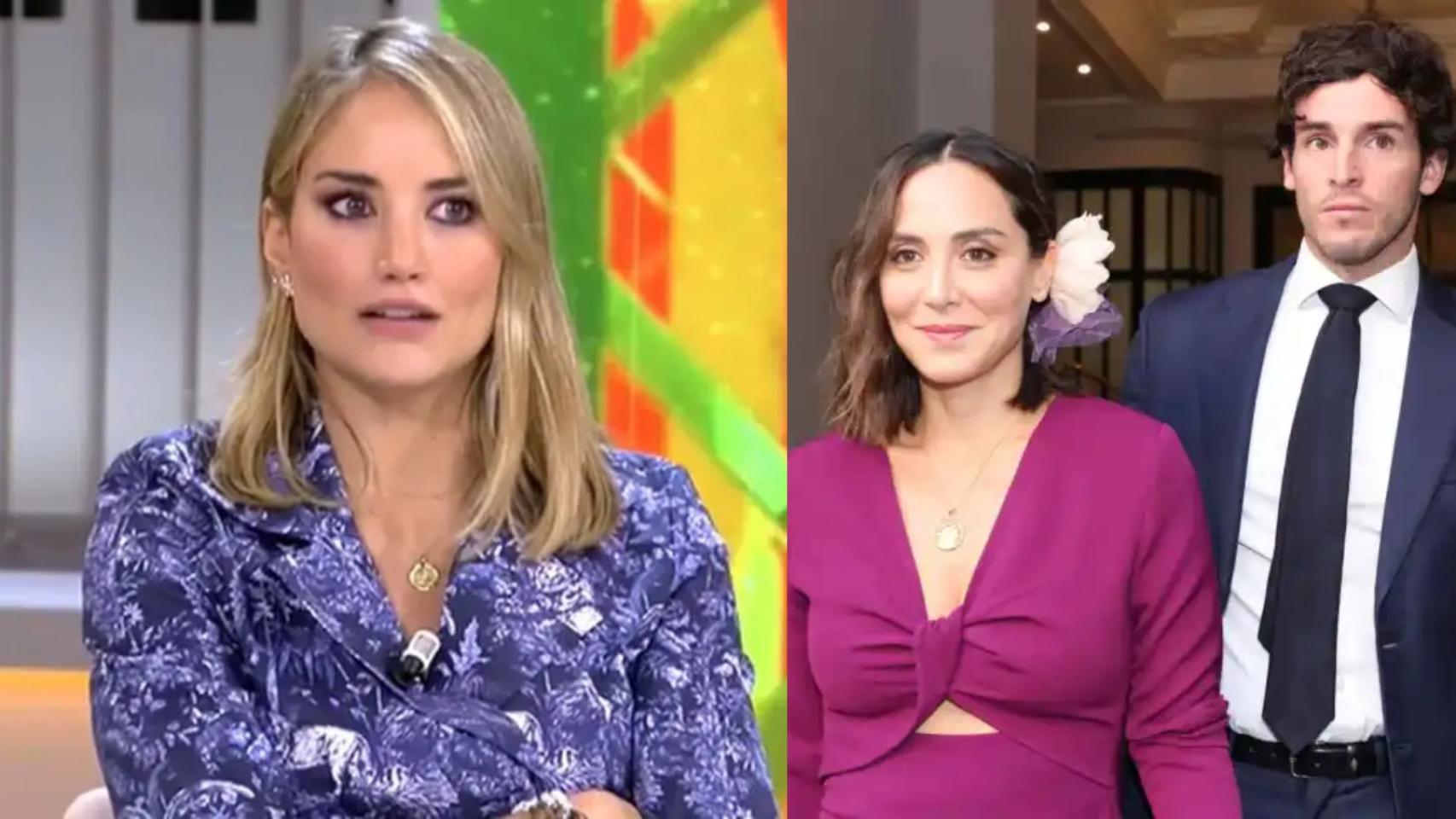 Alba Carrillo en 'Ya es mediodía' y Tamara Falcó e Íñigo Onieva en una aparición juntos.