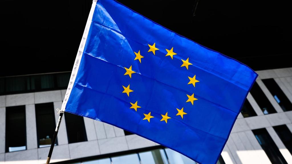 Bandera de la Unión Europea.