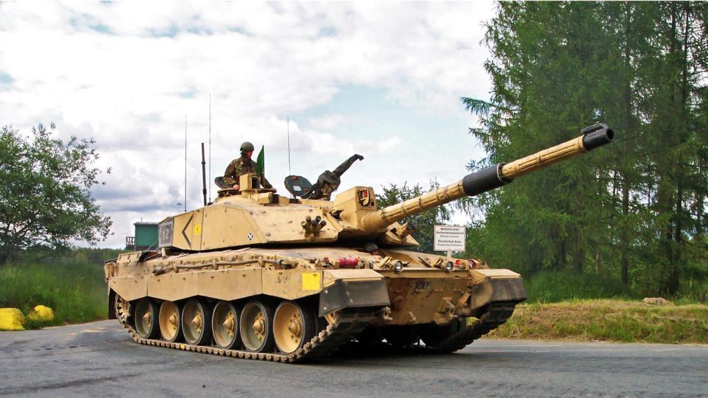 Challenger 2 durante un entrenamiento