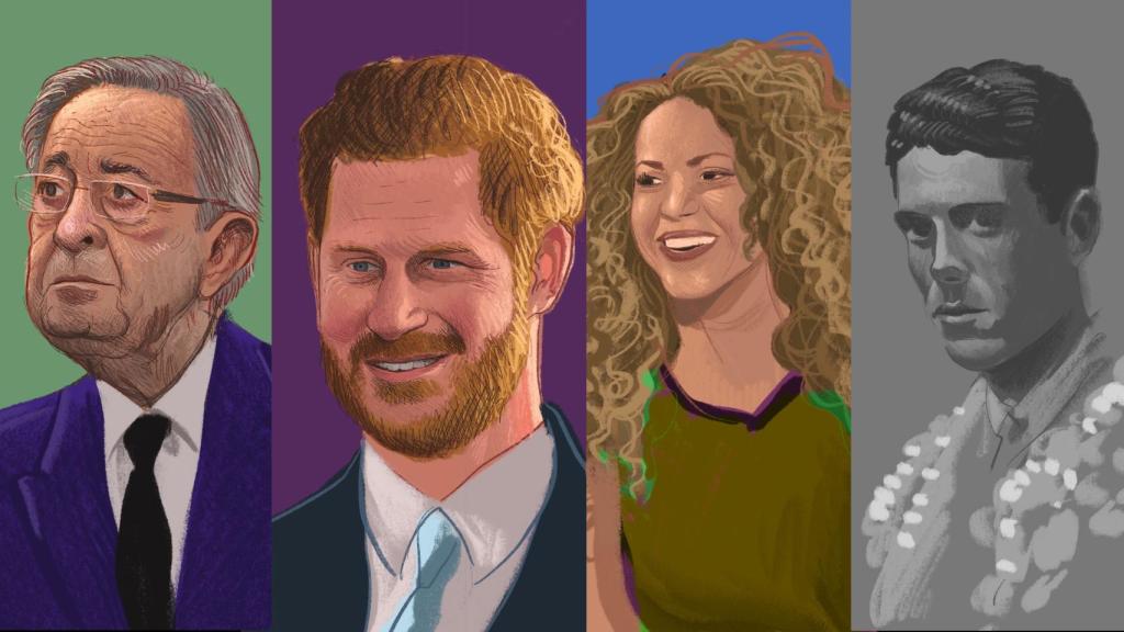 Constantino de Grecia, el príncipe Harry, Shakira  y 'fray Mondeño'.