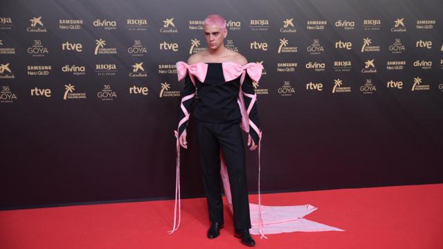 El actor y director Eduardo Casanova durante la gala de los Premios Goya, en febrero de 2022.