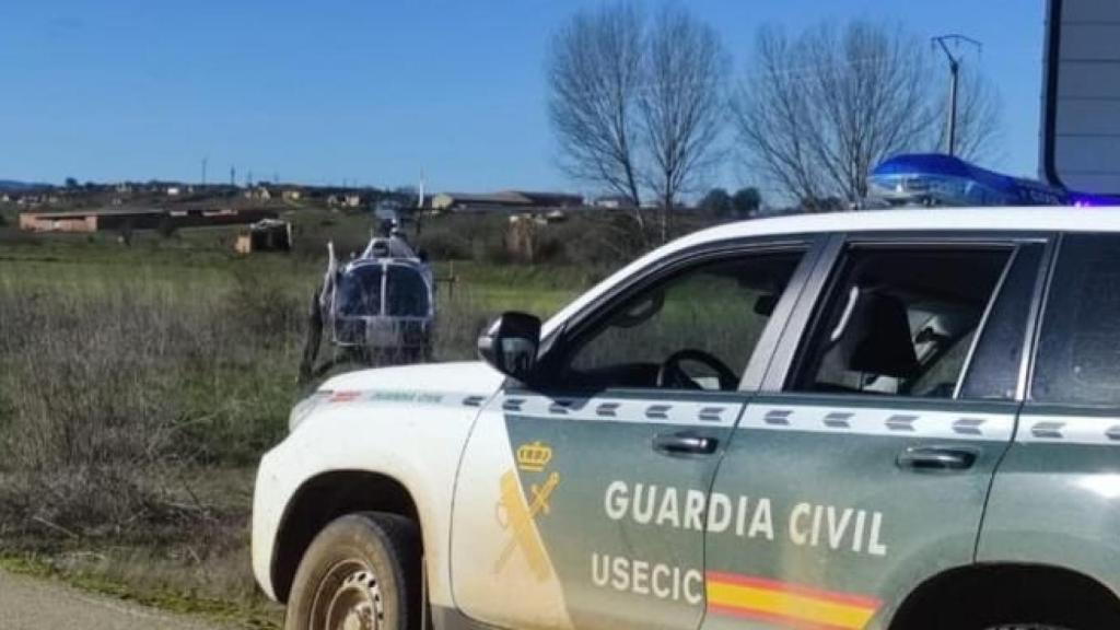 Imagen del operativo de la Guardia Civil de Zamora.