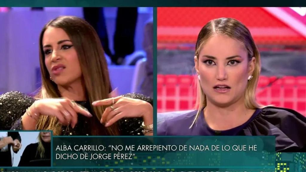 Cristina Porta y Alba Carrillo en 'Sábado Deluxe'.