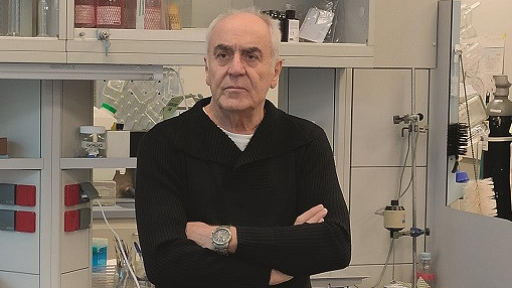El investigador Javier DeFelipe, en su laboratorio del Instituto Cajal (CSIC)