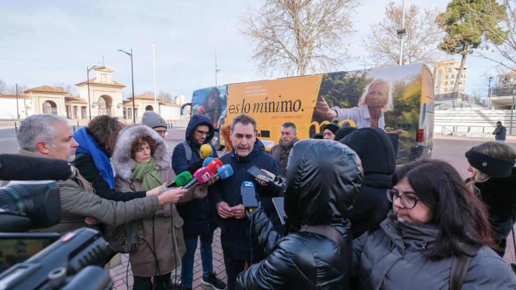 Francisco Tierraseca este lunes en rueda de prensa.