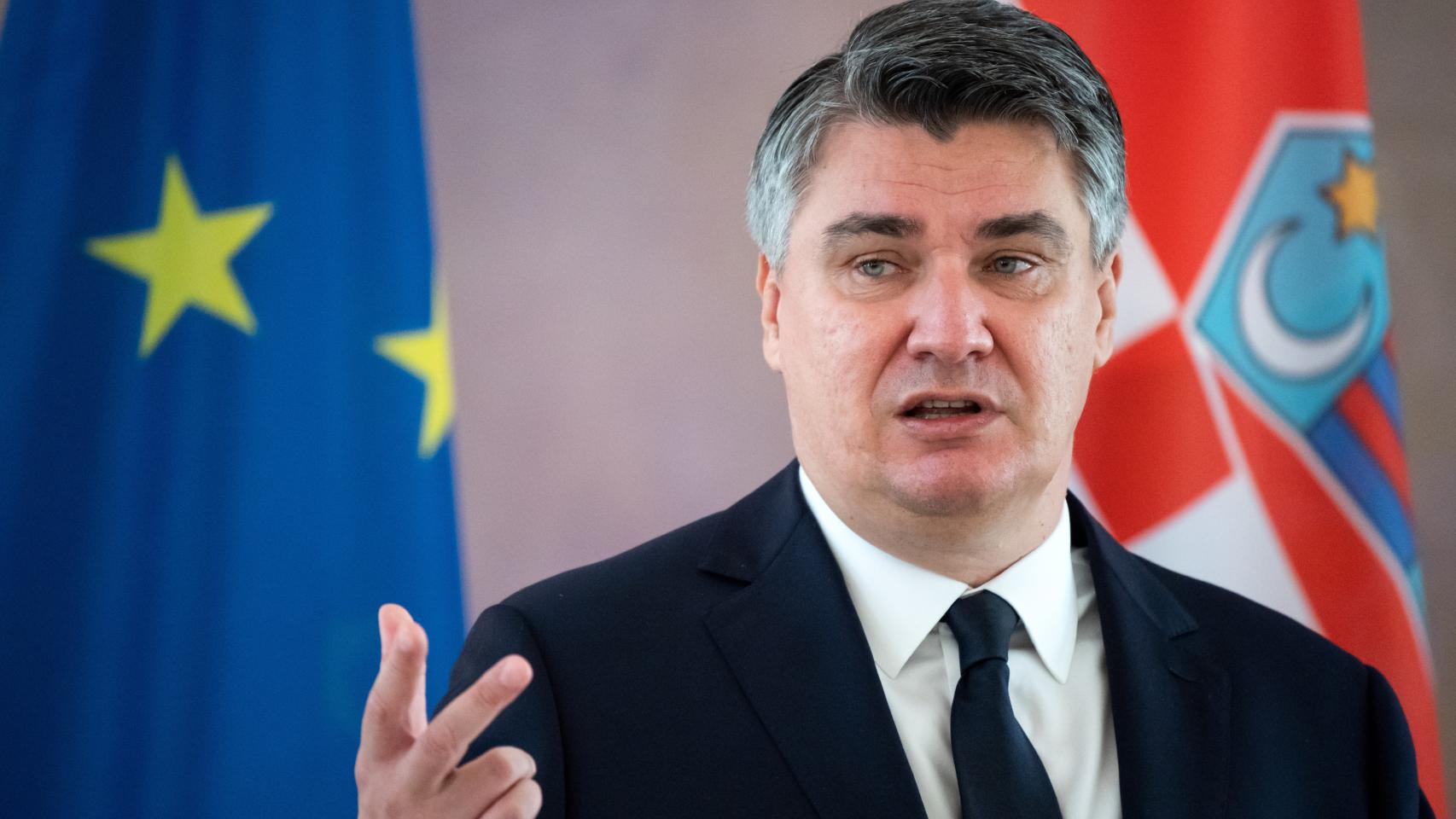 El presidente de Croacia, Zoran Milanovic.