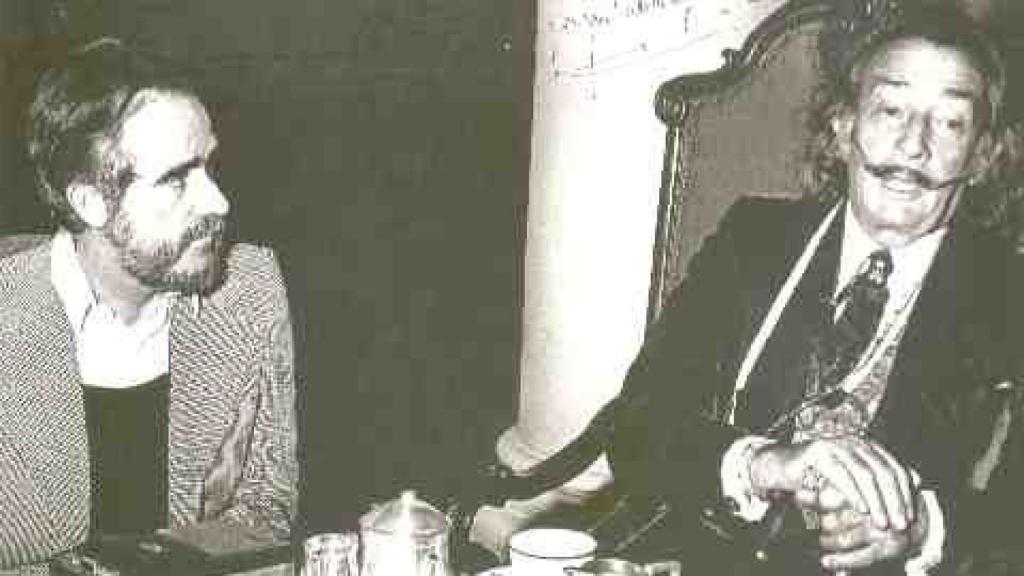 Ginés Liébana y Salvador Dalí.