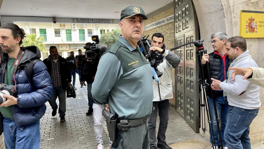 Francisco Garrido, agente de la Guardia Civil de Oliva.