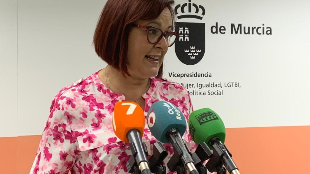 La vicepresidenta del Gobierno murciano, Isabel Franco.