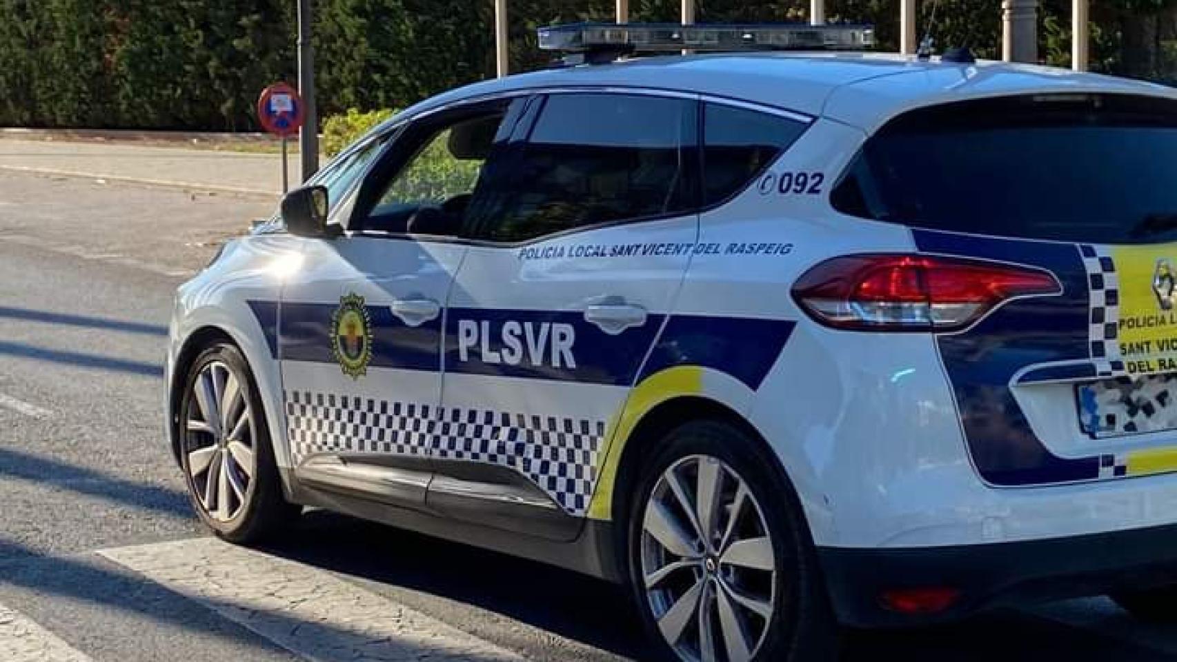 Una patrulla de la policía local de esta localidad.