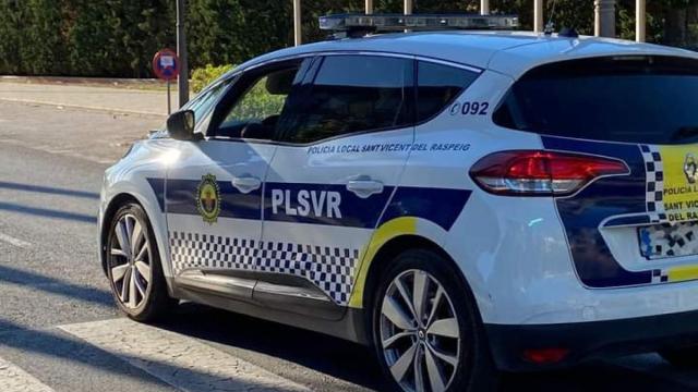 Una patrulla de la policía local de esta localidad.