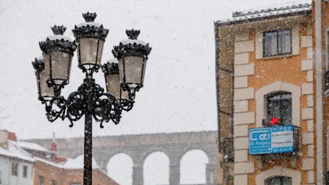 Nieve en Segovia