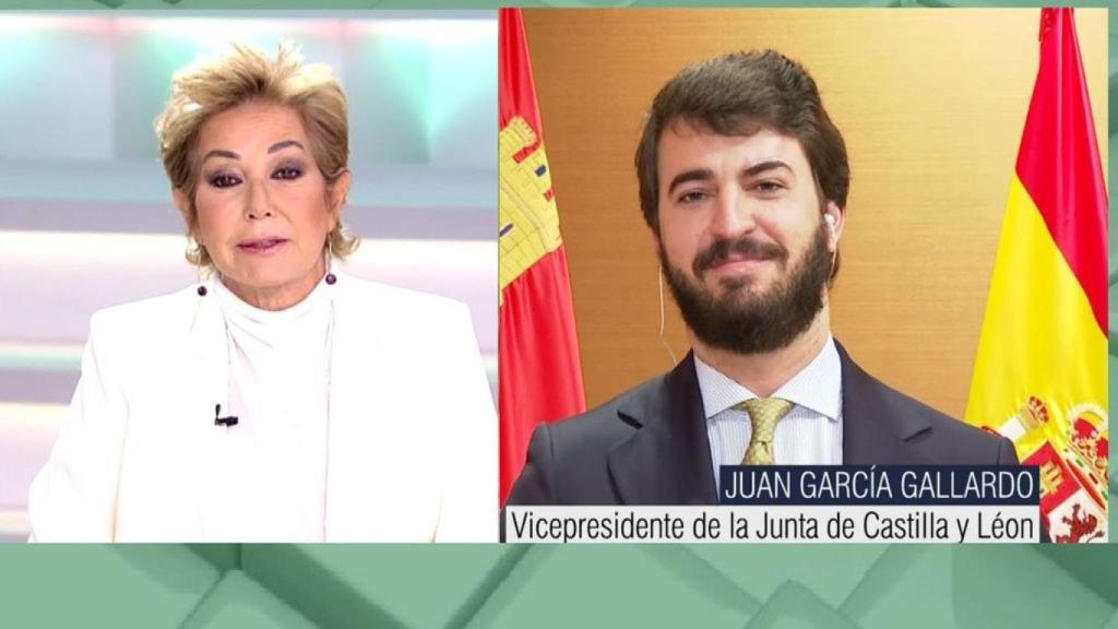 Ana Rosa se ha enfrentado al vicepresidente de la Junta de Castilla y León.