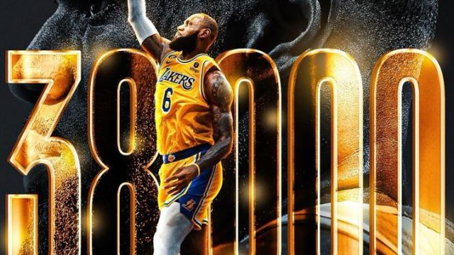 Los 38.000 puntos de LeBron James