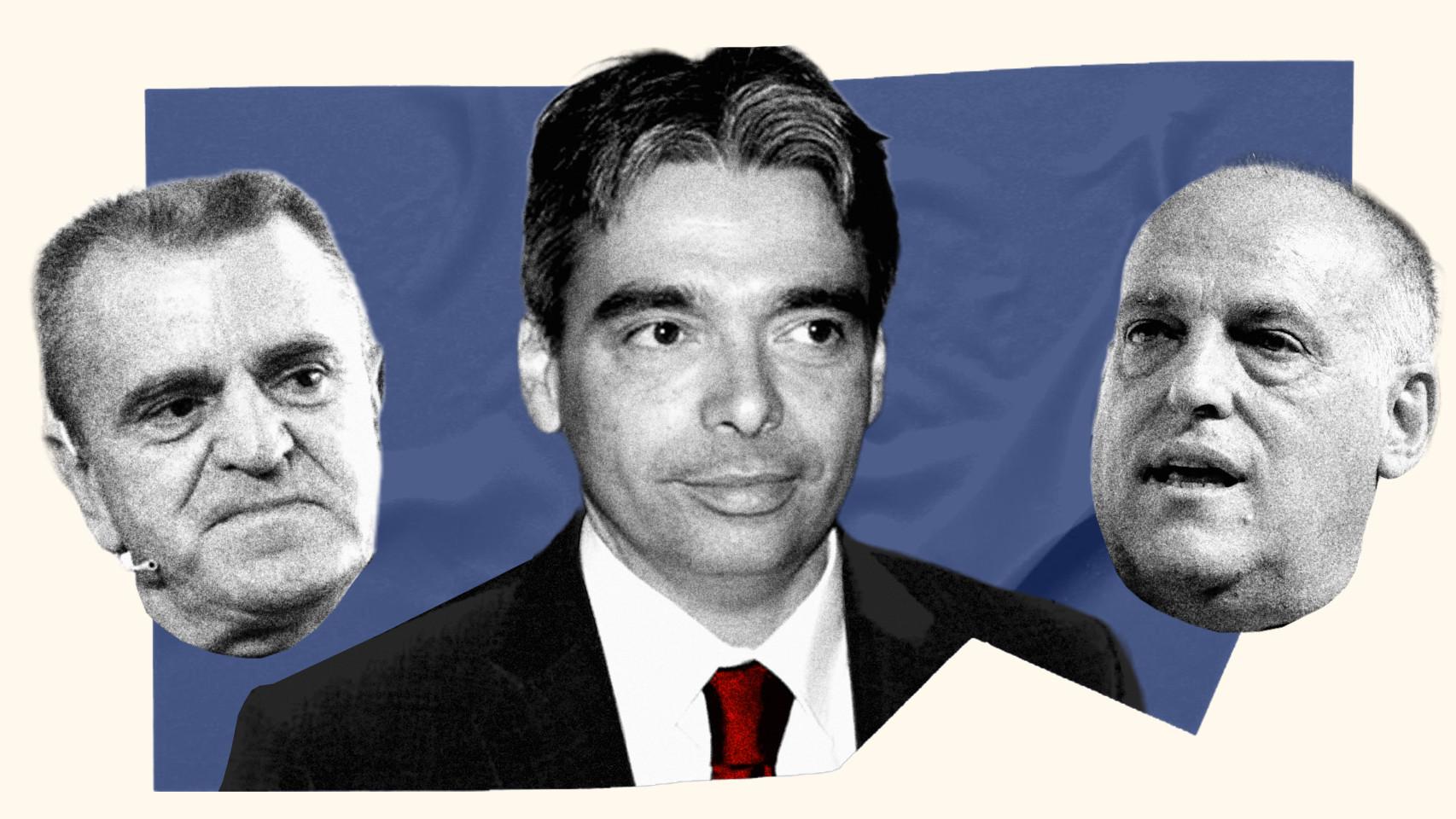 José Manuel Franco, Albert Soler y Javier Tebas